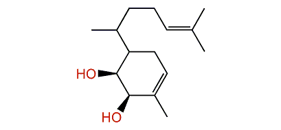 cis-Bisabola-1(6),10-dien-2,3-diol A